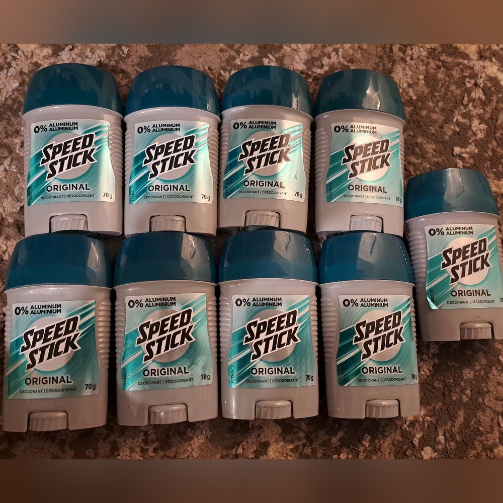 9 Brand New Speed Stick Original Deodorant Set